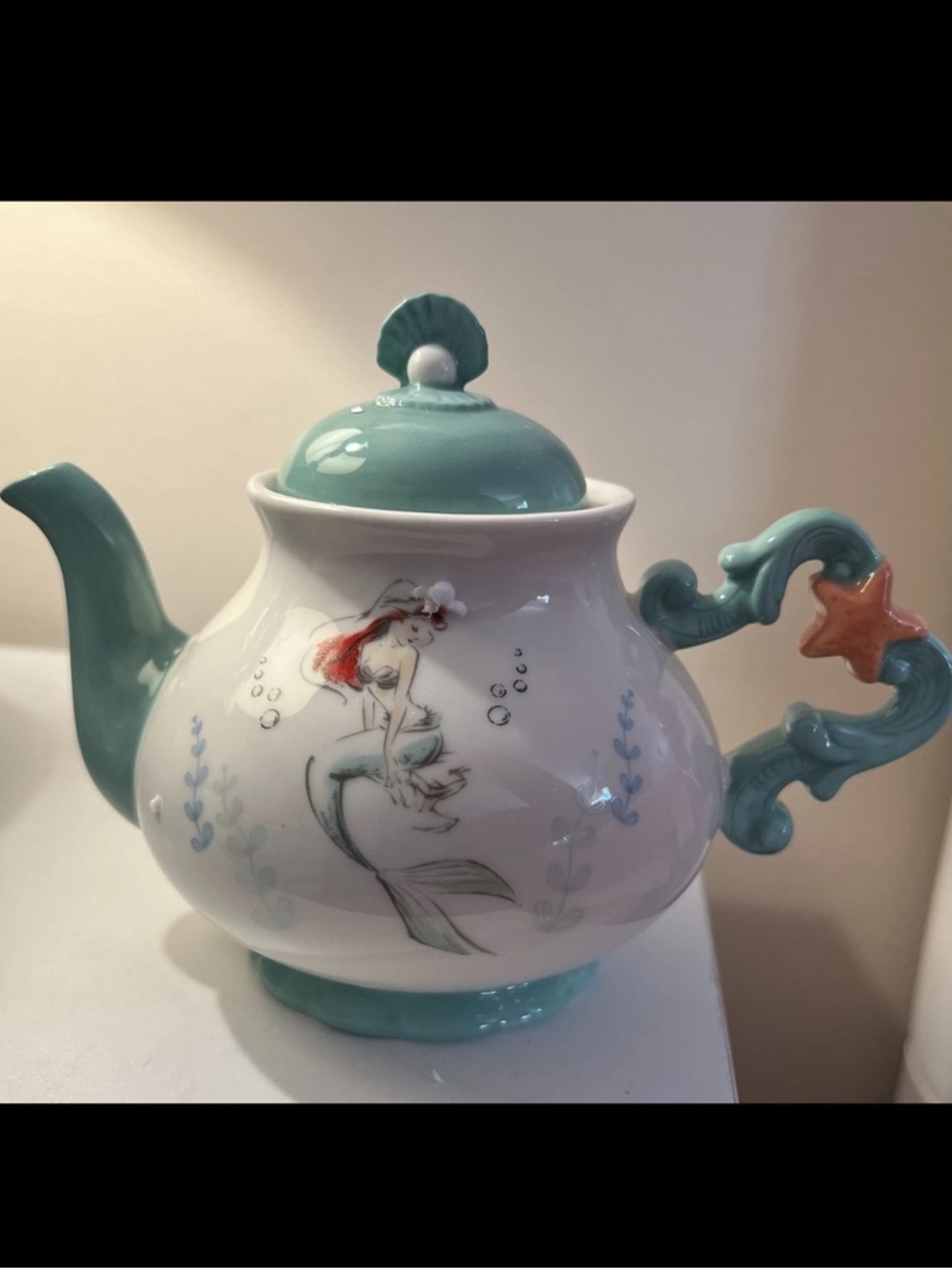 Disney The Little Mermaid Ariel Limited Edition Porcelain Teapot